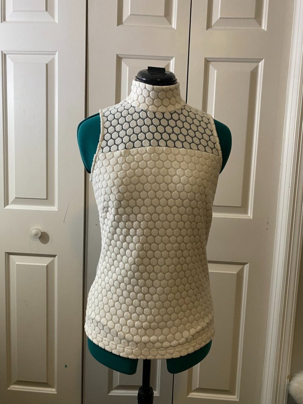 Etcetera Cotton Blend Sleeveless Blouse